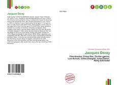 Capa do livro de Jacques Deray 