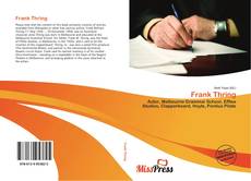 Buchcover von Frank Thring