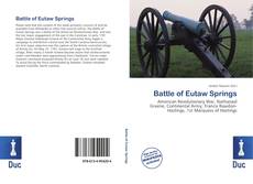 Capa do livro de Battle of Eutaw Springs 