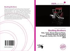 Capa do livro de Boulting Brothers 