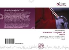 Capa do livro de Alexander Campbell of Possil 