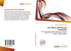 Joe West (American Football) kitap kapağı