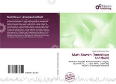 Matt Bowen (American Football) kitap kapağı