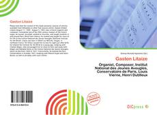 Gaston Litaize kitap kapağı