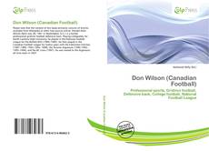 Bookcover of Don Wilson (Canadian Football)