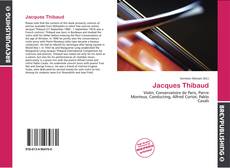 Capa do livro de Jacques Thibaud 