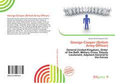Portada del libro de George Cooper (British Army Officer)