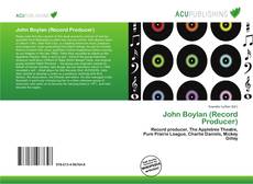Copertina di John Boylan (Record Producer)