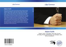 Capa do livro de Adam Faith 