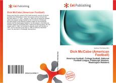 Dick McCabe (American Football) kitap kapağı
