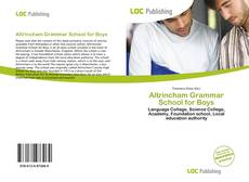 Couverture de Altrincham Grammar School for Boys