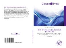 Bookcover of Bill Davidson (American Football)