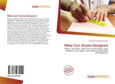 Capa do livro de Mike Carr (Game Designer) 