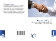 Buchcover von Alexander Brogden