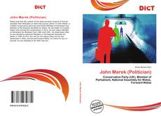 Bookcover of John Marek (Politician)