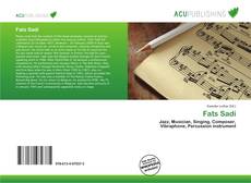 Bookcover of Fats Sadi