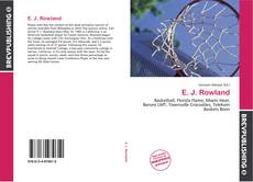 E. J. Rowland kitap kapağı
