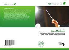 Bookcover of Jean Martinon