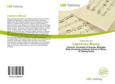 Bookcover of Lawrence Maxey