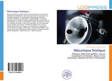 Обложка Mécanique Statique