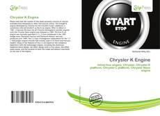 Chrysler K Engine kitap kapağı