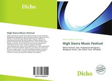 Portada del libro de High Sierra Music Festival