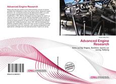 Advanced Engine Research kitap kapağı