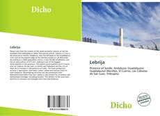 Bookcover of Lebrija