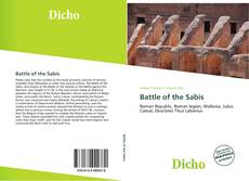 Capa do livro de Battle of the Sabis 