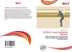 Capa do livro de 1976 St. Louis Cardinals Season 