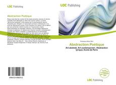 Bookcover of Abstraction Poétique