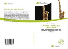 Capa do livro de Charles Lloyd (Jazz Musician) 