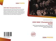 Bookcover of 2002 MAC Championship Game