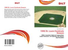 Capa do livro de 1986 St. Louis Cardinals Season 