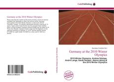 Bookcover of Germany at the 2010 Winter Olympics