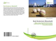 Bookcover of Bud Anderson (Baseball)