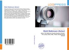 Capa do livro de Matt Robinson (Actor) 