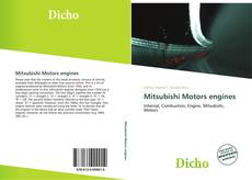 Bookcover of Mitsubishi Motors engines