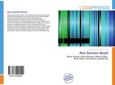 Bookcover of Avo Session Basel