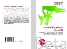 Union of Concerned Scientists的封面