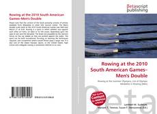 Portada del libro de Rowing at the 2010 South American Games–Men's Double