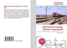 Capa do livro de Bahnstrecke Leipzig-Wahren–Leipzig Hbf 