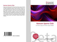 Ratnam Sports Club kitap kapağı