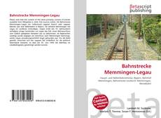 Bahnstrecke Memmingen-Legau kitap kapağı