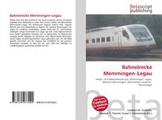 Bahnstrecke Memmingen–Legau kitap kapağı
