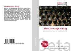 Capa do livro de Allert de Lange Verlag 