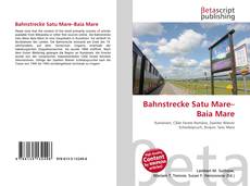 Bookcover of Bahnstrecke Satu Mare–Baia Mare