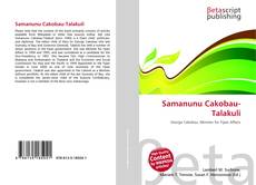 Portada del libro de Samanunu Cakobau-Talakuli