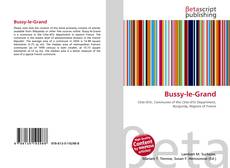 Bussy-le-Grand kitap kapağı