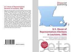 Couverture de U.S. House of Representatives Elections in Louisiana, 2006